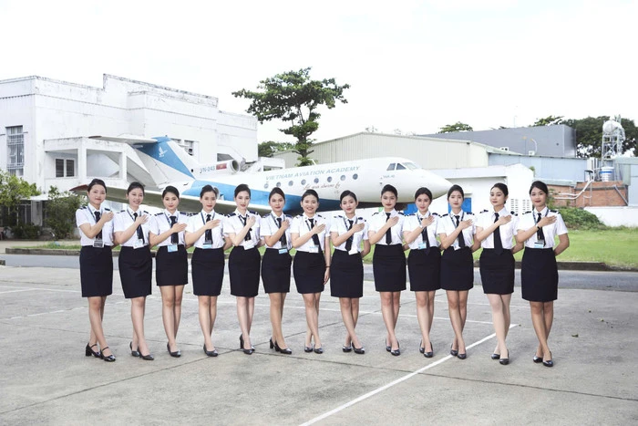 Sinh viên Học viện Hàng không Việt Nam. Ảnh: NTCC.