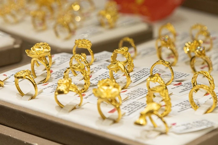 Giá vàng suy giảm. (Ảnh: Minh Đức).