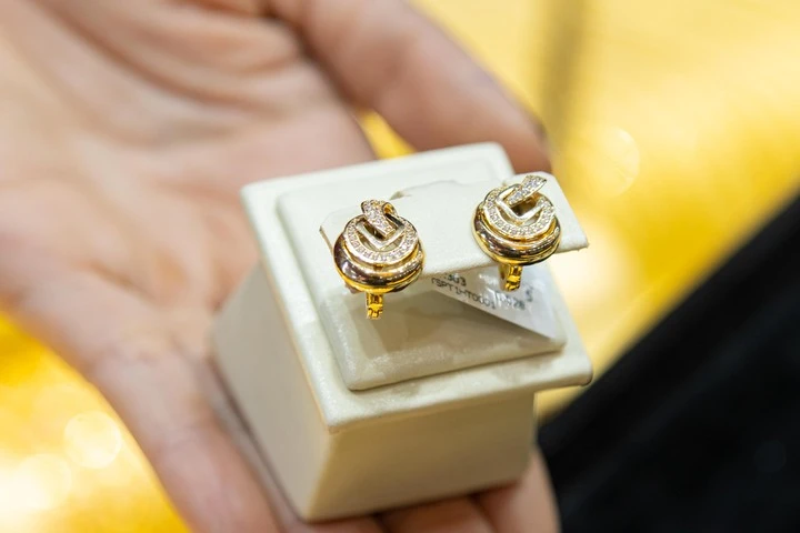 Giá vàng tiếp tục suy giảm. (Ảnh: Minh Đức).