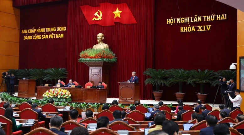 Khai mạc trọng thể Hội nghị Trung ương lần thứ 2 khóa XIV- Ảnh 6.