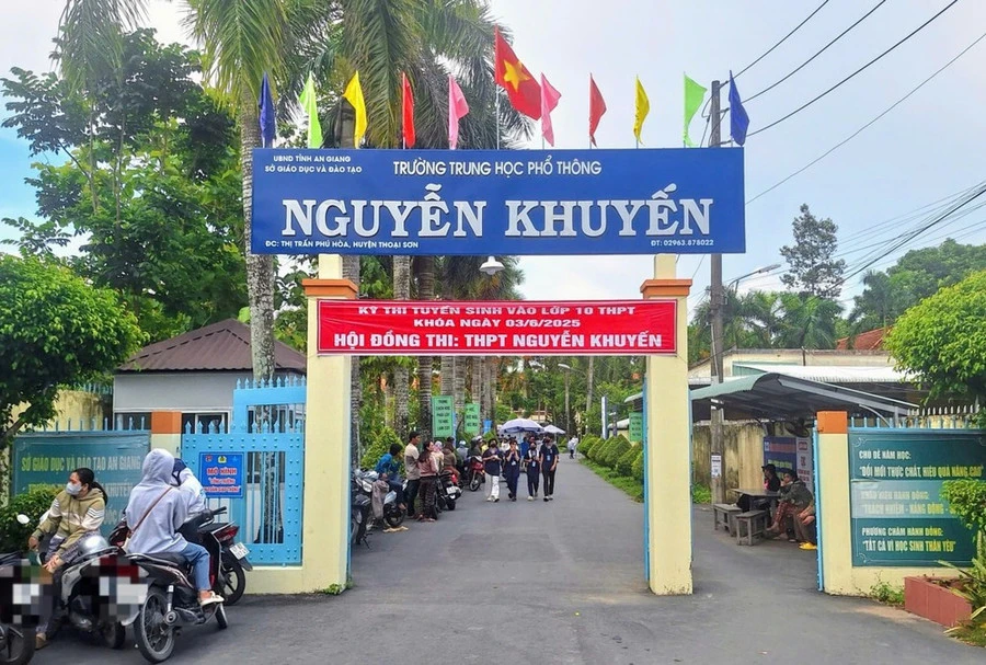 An Giang tổ chức Kỳ thi tuyển sinh vào lớp 10 trong 2 ngày 2 và 3/6.