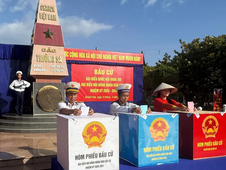 'Ngày hội non sông' ở đặc khu Trường Sa- Ảnh 3.