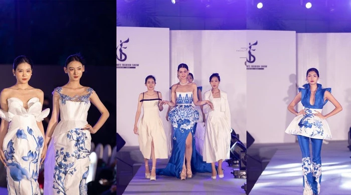 Đêm công diễn của sinh viên Thiết kế thời trang, Trường Đại học Công nghiệp Thành phố Hồ Chí Minh. Ảnh: website nhà trường.