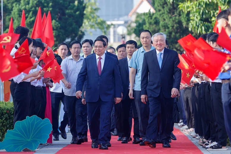 Thủ tướng Phạm Minh Chính dự lễ kỷ niệm 120 năm Ngày sinh Thủ tướng Phạm Văn Đồng- Ảnh 1. Thủ tướng Phạm Minh Chính dự lễ kỷ niệm 120 năm Ngày sinh Thủ tướng Phạm Văn Đồng- Ảnh 1.