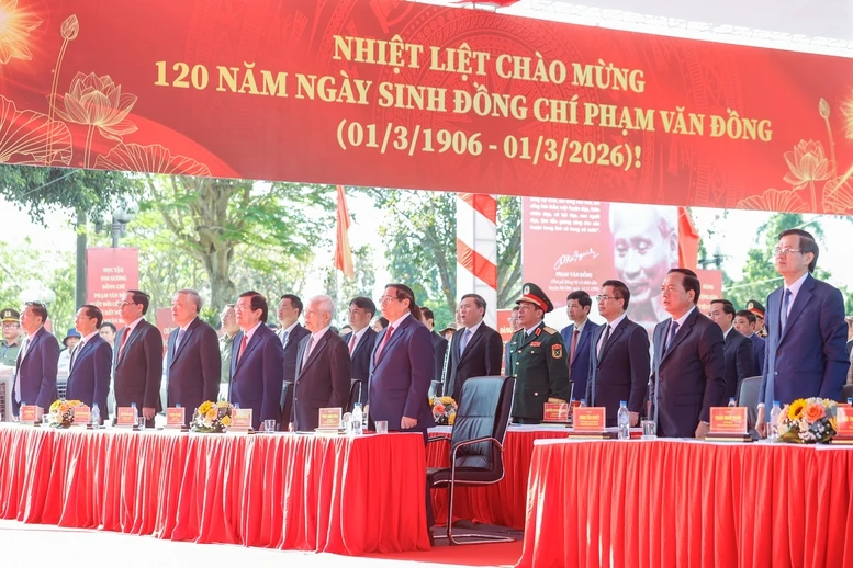 Thủ tướng Phạm Minh Chính dự lễ kỷ niệm 120 năm Ngày sinh Thủ tướng Phạm Văn Đồng- Ảnh 3. Thủ tướng Phạm Minh Chính dự lễ kỷ niệm 120 năm Ngày sinh Thủ tướng Phạm Văn Đồng- Ảnh 3.