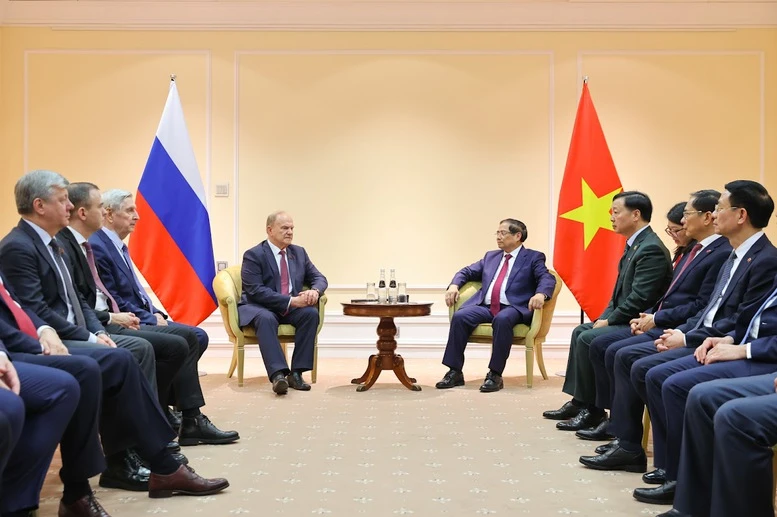 Thủ tướng Phạm Minh Chính tiếp Chủ tịch Đảng Cộng sản Nga- Ảnh 3.