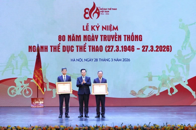 Tổng Bí thư dự Lễ kỷ niệm 80 năm Ngày truyền thống Ngành Thể dục Thể thao- Ảnh 6. Tổng Bí thư dự Lễ kỷ niệm 80 năm Ngày truyền thống Ngành Thể dục Thể thao- Ảnh 6.