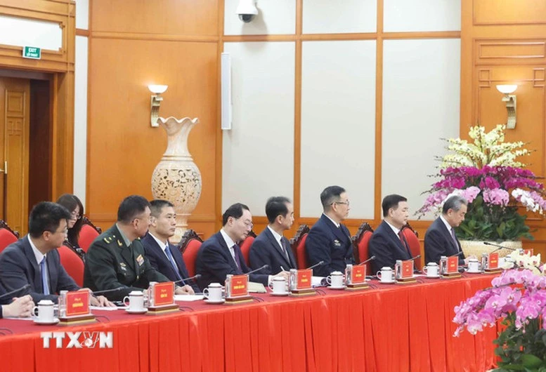 Tổng Bí thư tiếp các Bộ trưởng Trung Quốc nhân dịp Đối thoại chiến lược 3+3- Ảnh 3.