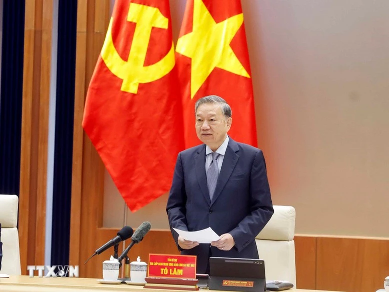 Tổng Bí thư Tô Lâm: Xây dựng thành phố Hải Phòng trở thành trung tâm công nghiệp và cảng biển hiện đại- Ảnh 3.