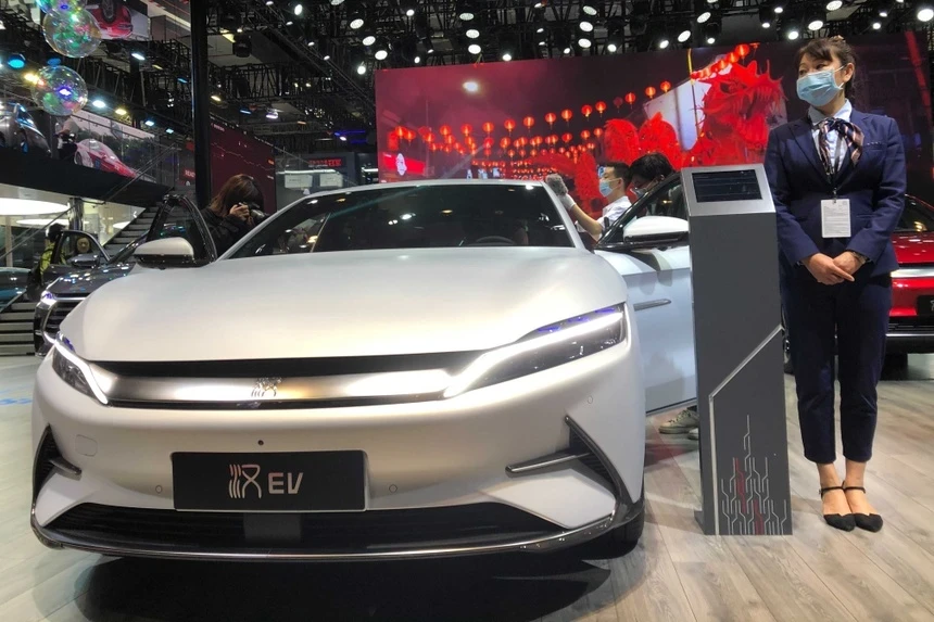 volkswagen, doanh so, oto, trung quoc, tesla, byd, xe dien, hybrid anh 2