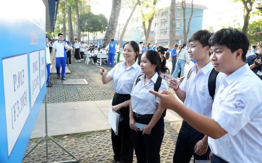 Thí sinh dự thi đánh giá năng lực năm 2026 do Đại học Quốc gia TPHCM tổ chức. Ảnh: TDMU