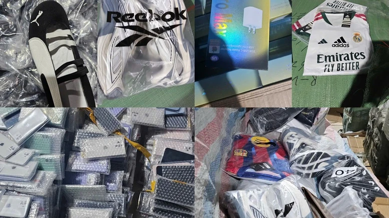 Hàng nghìn sản phẩm giả xuất xứ, giả nhãn mác bị hải quan phát hiện- Ảnh 1.