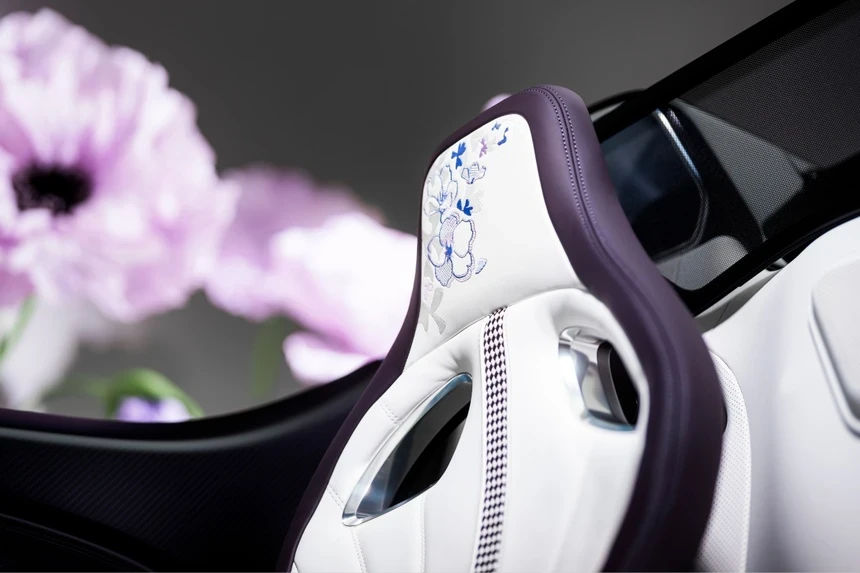 bugatti, Haute Couture, Sur Mesure, w16, w16 mistral, bugatti w16 mistral, bugatti mistral, sieu xe, hypercar, oai huong, lavender anh 6