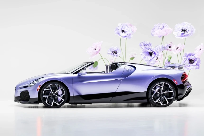 bugatti, Haute Couture, Sur Mesure, w16, w16 mistral, bugatti w16 mistral, bugatti mistral, sieu xe, hypercar, oai huong, lavender anh 12