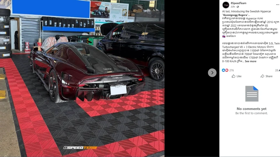 koenigsegg regera, koenigsegg, regera, campuchia, hoang kim khanh, sieu xe, hypercar anh 1