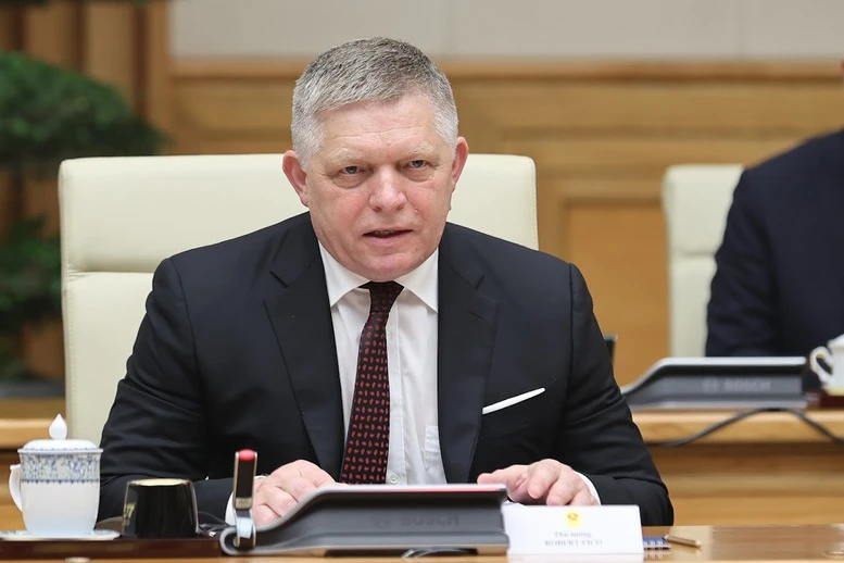 Thủ tướng Lê Minh Hưng hội đàm với Thủ tướng Cộng hòa Slovakia Robert Fico- Ảnh 4.