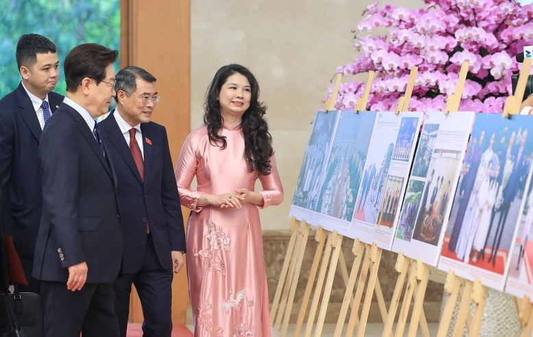 Thủ tướng Lê Minh Hưng hội kiến Tổng thống Hàn Quốc- Ảnh 1.