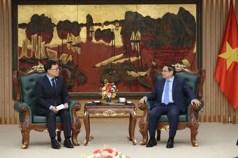 Thủ tướng Phạm Minh Chính tiếp Đại sứ Hàn Quốc- Ảnh 2. Thủ tướng Phạm Minh Chính tiếp Đại sứ Hàn Quốc- Ảnh 2.