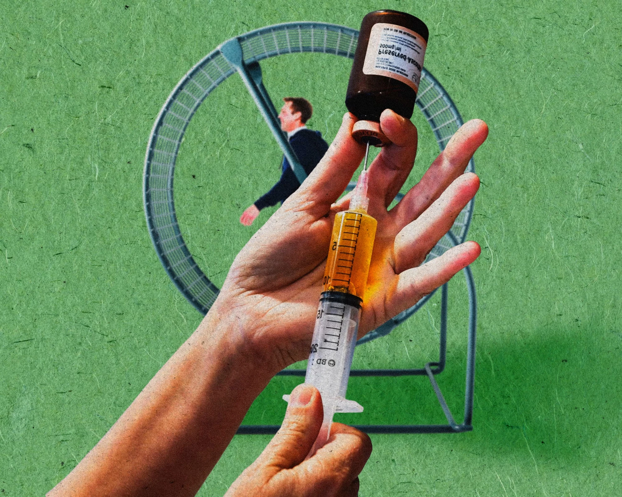 Các loại peptide tiêm không chính thức được bán trên thị trường chợ đen thu hút được một lượng người dùng trung thành - Ảnh: The Guardian/Getty Images