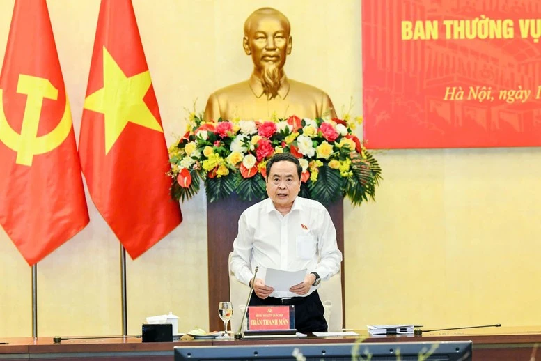 Chủ tịch Quốc hội Trần Thanh Mẫn chủ trì Hội nghị Ban Thường vụ Đảng ủy Quốc hội- Ảnh 2. Chủ tịch Quốc hội Trần Thanh Mẫn chủ trì Hội nghị Ban Thường vụ Đảng ủy Quốc hội- Ảnh 2.