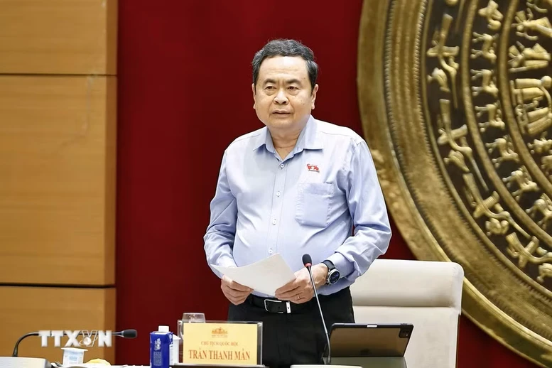 Chủ tịch Quốc hội Trần Thanh Mẫn: Tăng cường kỷ luật, kỷ cương trong hoạt động lập pháp- Ảnh 2. Chủ tịch Quốc hội Trần Thanh Mẫn: Tăng cường kỷ luật, kỷ cương trong hoạt động lập pháp- Ảnh 2.