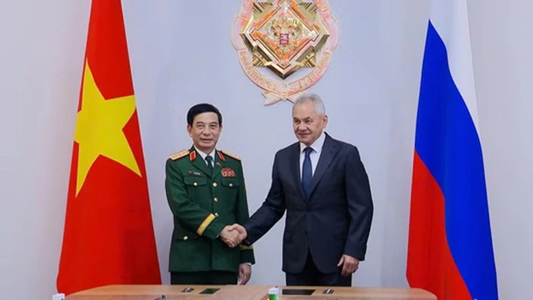 Đại tướng Phan Văn Giang hội kiến Thư ký Hội đồng An ninh Liên bang Nga- Ảnh 1. Đại tướng Phan Văn Giang hội kiến Thư ký Hội đồng An ninh Liên bang Nga- Ảnh 1.