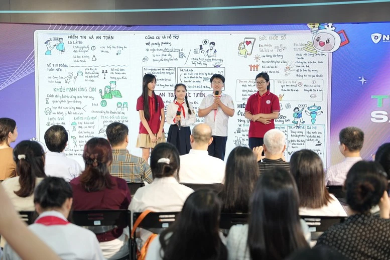 Đồng kiến tạo giải pháp an toàn số và sức khỏe số cho thiếu niên- Ảnh 1. Đồng kiến tạo giải pháp an toàn số và sức khỏe số cho thiếu niên- Ảnh 1.