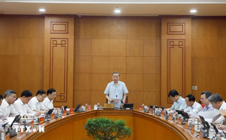 Kết luận của Tổng Bí thư, Chủ tịch nước tại cuộc họp cho chủ trương về công tác nghiên cứu khoa học cơ bản- Ảnh 1. Kết luận của Tổng Bí thư, Chủ tịch nước tại cuộc họp cho chủ trương về công tác nghiên cứu khoa học cơ bản- Ảnh 1.