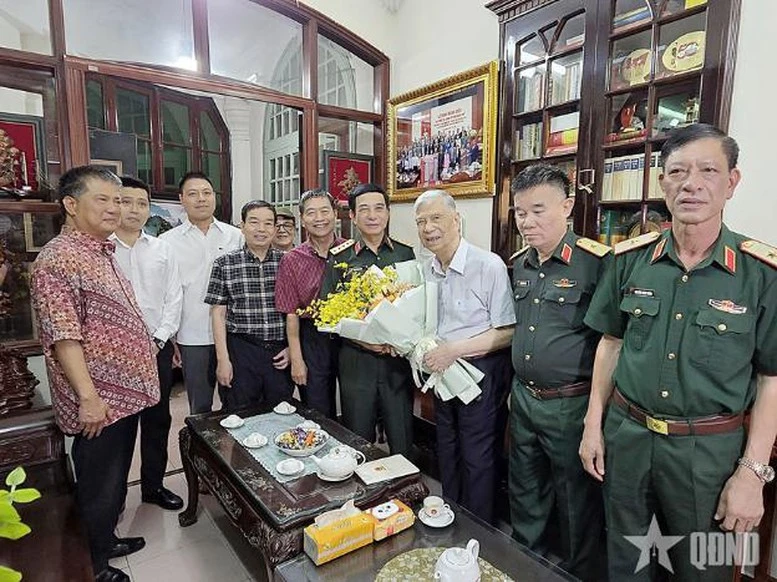 Đại tướng Phan Văn Giang tri ân các đồng chí nguyên lãnh đạo Đảng, Nhà nước, Quân đội