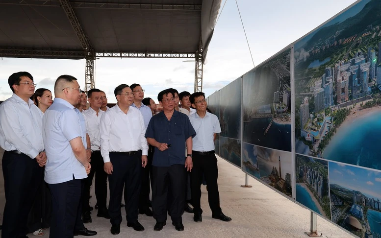 Phó Thủ tướng Thường trực Phạm Gia Túc kiểm tra tiến độ một số công trình trọng điểm phục vụ Hội nghị APEC 2027- Ảnh 6.