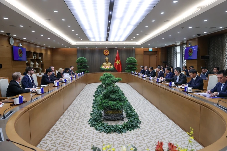 Thủ tướng Lê Minh Hưng tiếp Phó Đại diện Thương mại Hoa Kỳ: Sớm đạt thỏa thuận về Hiệp định thương mại đối ứng, công bằng và cân bằng- Ảnh 5.