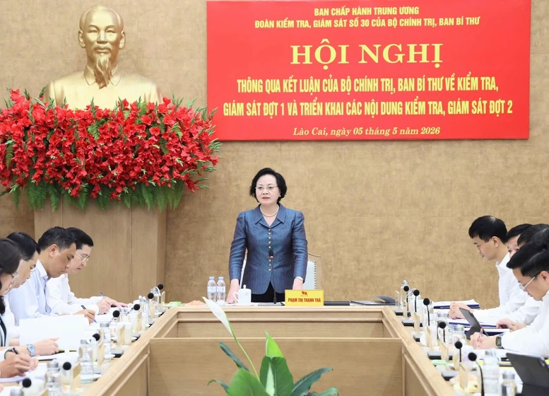 Triển khai các nội dung kiểm tra đợt 2 của Bộ Chính trị, Ban Bí thư đối với Ban Thường vụ Tỉnh ủy Lào Cai- Ảnh 6.